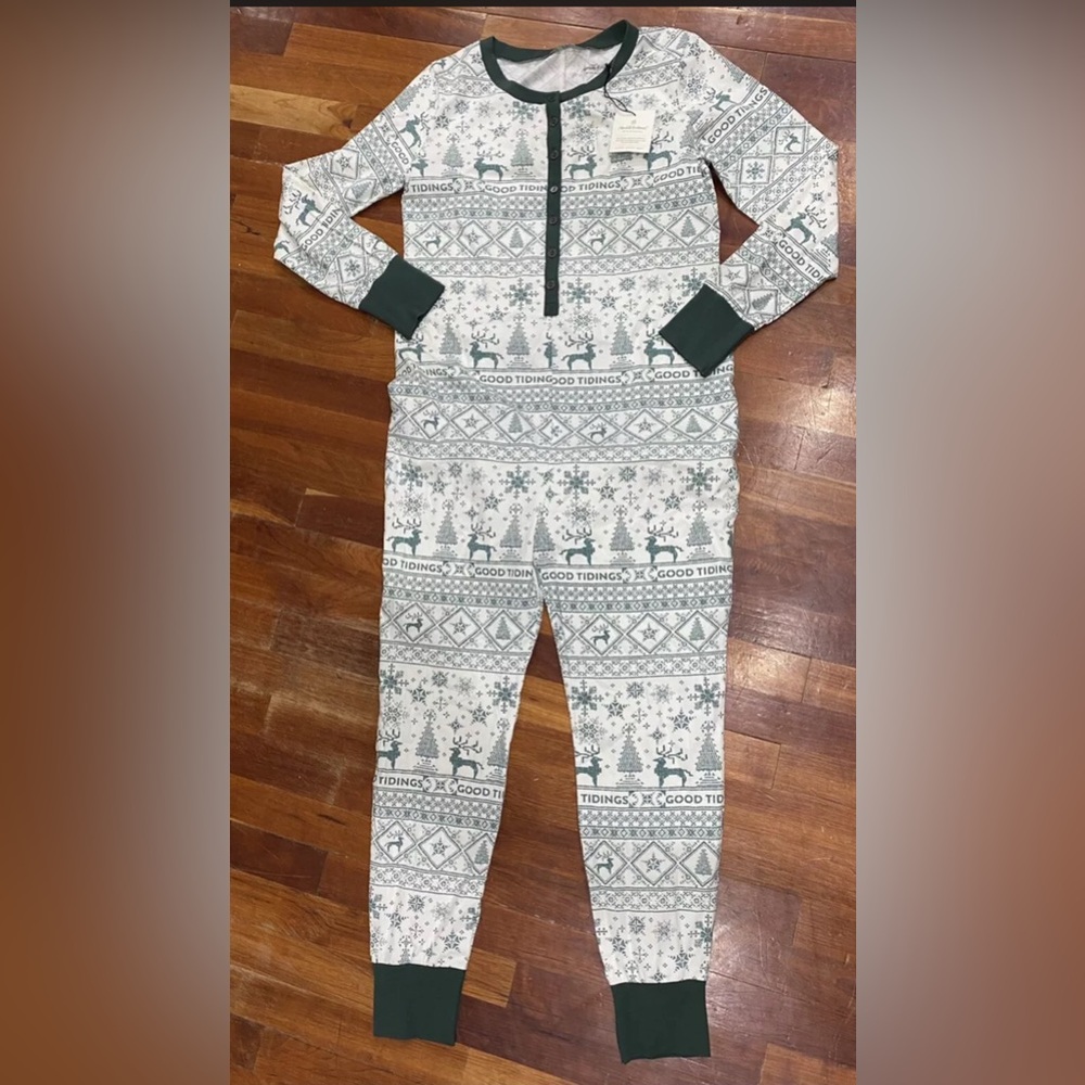 Multiple discount! Hearth & Hand w/Magnolia Women’s Pajama 1 Piece Sleeper Sz M